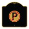 Signmission Designer Series Sign-No Parking, Black & Gold Aluminum Architectural Sign, 18" x 18", BG-1818-23655 A-DES-BG-1818-23655 - alternate 1